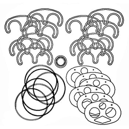 Aftermarket New Hydraulic Triple Pump Repair Kit Fits Allis Chalmers 170 175 180 185 24D002